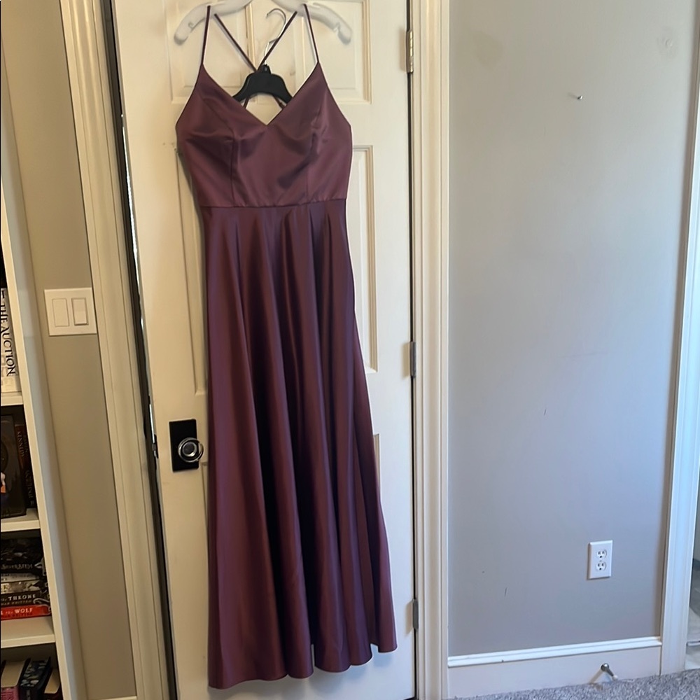 🔥David's Bridal ‘CHIANTI’ Sleeveless Maxi Dress DB Studio 🔥